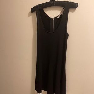 RACHEL Rachel Roy Sleeveless Black Dress, Small, Black and White, Knee length